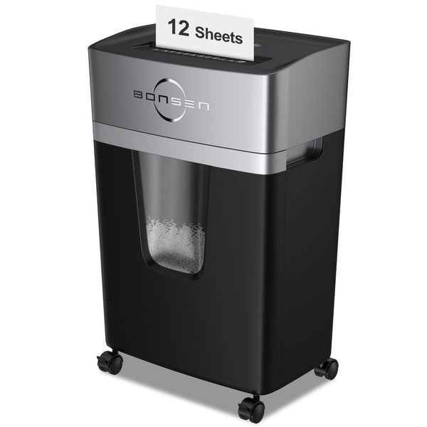 12 Sheet Micro-cut Paper Shredder P4 Security Shredder 40