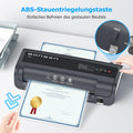 BONSEN A4 Laminator with Never Jam Technology, Includes 60 Laminating Pouches (30 x A4, 15 x A5, 15 x A6), Precise NTC Temperature Control, Fast Laminating for Home, School, Office, L3401