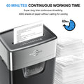 BONSEN 16-Sheet Cross-Cut Paper Shredder Heavy Duty 60 Mins Run Time Shredder for Home Office with 5.3 Gallons Bin BO-3102