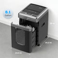 BONSEN 300-Sheet Auto Feed Paper Shredder, 60 Minutes Non-Stop Commercial Grade Heavy Duty Shredders for Office, 8.1 Gallon Micro Cut Document Shredder, P-4 Security Level,58dB Super Quiet (S3113)