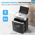 BONSEN 150-Sheet Autofeed Paper Shredder for Office, 60 Mins Heavy Duty Micro-Cut Shredders for Home Office Use, P-4 High Security Commercial Document Shredder with 6 Gal Large Capacity Bin (S3114)